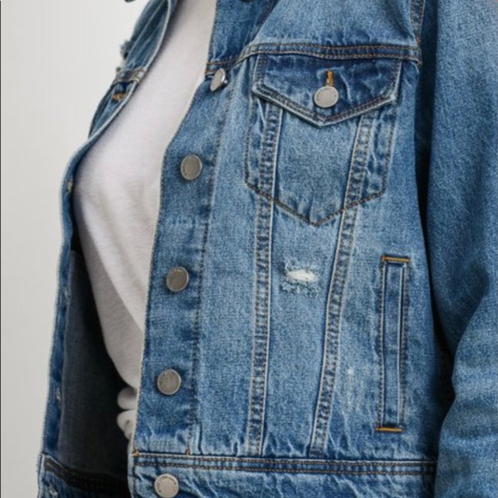 Plus Size Denim Jacket - Picture 2 of 4